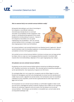 Centraal veneuze katheter