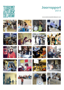 Jaarrapport 2014 - Toekomst Atelier