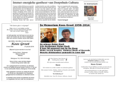 In memoriam+advertenties