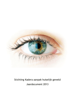 Jaarverslag 2013