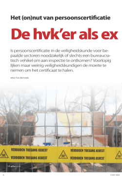 Het (on)nut van persoonscertificatie