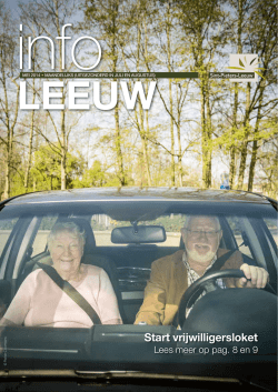 infoLeeuw mei 2014 - Gemeente Sint-Pieters