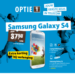 Samsung Galaxy S4 - Optie1 Haaksbergen
