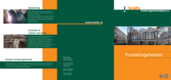 Funderingsherstel - Brefu Funderingstechnieken b.v.