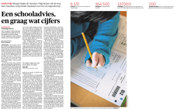 Een schooladvies, en graag wat cijfers