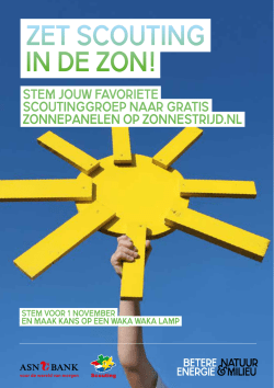 Flyers - Zonnestrijd