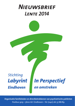 Nieuwsbrief Voorjaar - Stichting Labyrint~In Perspectief Eindhoven eo