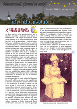 Dorpsblad december 2014