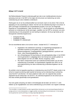 Bijlage 5 ECT in beeld - Passend Onderwijs Groningen