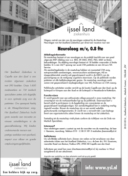 info: www.ysl.nl - Gezondheidszorgbanen.nl