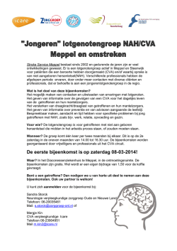 Download de flyer - Zorggroep Oude en Nieuwe Land