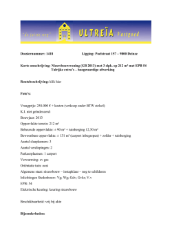 Dossiernummer: 1418 Ligging: Poelstraat 157 &ndash; 9800