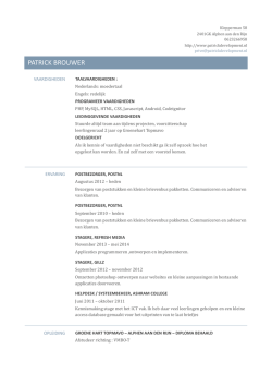 Download CV - Patrick Development