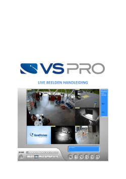 LIVE BEELDEN HANDLEIDING