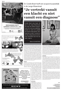 Download het artikel in PDF - Acupunctuur praktijk Antwerpen