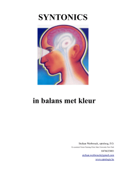 In balans met kleur
