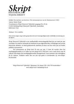 Download Tessel Mammoetwet 29.4 - Skript Historisch Tijdschrift
