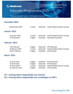 Educatie Programma 2015