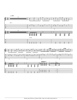 Lose It Guitar Tab PDF