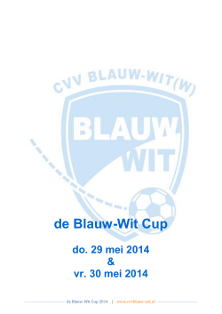 de Blauw-Wit Cup