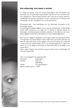 Informatiemap Sociale Zaken