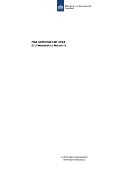 Grofkeramische industrie MJA3