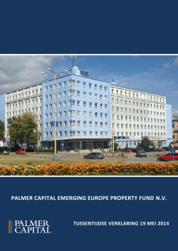 palmer capital emerging europe property fund nv