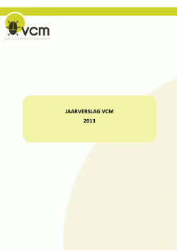 jaarverslag vcm 2013 - Vlaams Co&ouml;rdinatiecentrum Mestverwerking