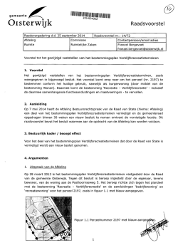 Herstelbesluit bestemmingsplan Verblijfsrecreatieve terreinen