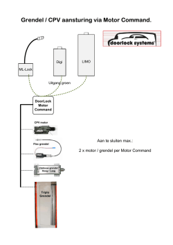 Grendel / CPV aansturing via Motor Command.