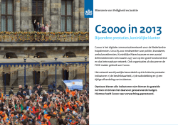 "Jaarverslag C2000 in 2013" PDF document | 12