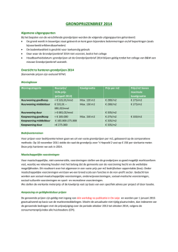 GRONDPRIJZENBRIEF 2013-2014
