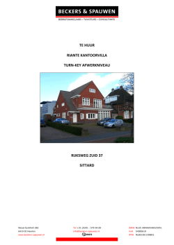 Informatiebrochure Rijksweg Zuid 37 Sittard