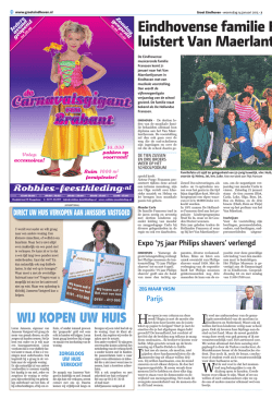 Eindhovense familie Franssen luistert Van Maerlantfeestje op