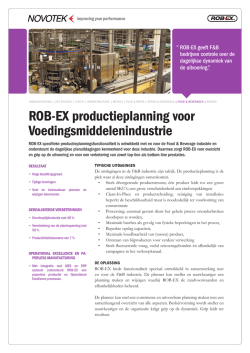Download hier het ROB-EX informatie pakket. - ROB