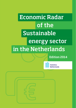 Economic radar of the sustainable energy sector in the