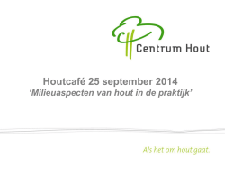 Inleiding - Centrum Hout