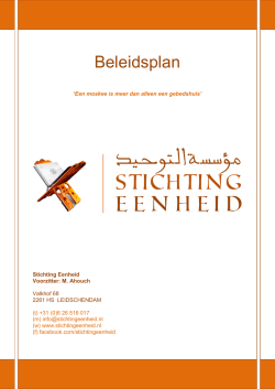 Meerjaren Beleidsplan