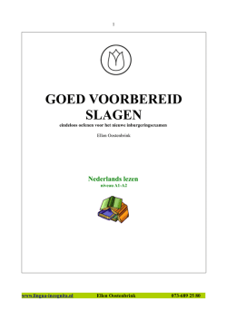 Goed voorbereid lezen A1/A2