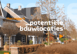 Hanzepark, potenti&euml;le bouwlocaties, april 2014