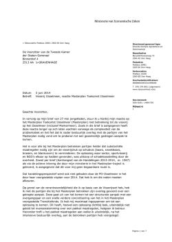 Het kamerstuk van Sharon Dijksma