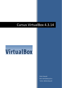 VirtualBox installeren en configureren