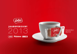 Jaaroverzicht - Lotusbakeries.com