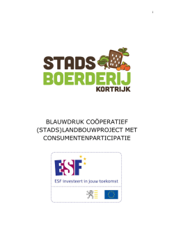 Stadsboerderij Kortrijk - Bouwstenen voor coöperatief ondernemen