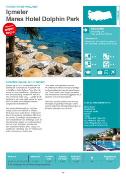 I&ccedil;meler Mares Hotel Dolphin Park