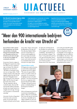 Nieuwsbrief 29 - Utrecht Investment Agency