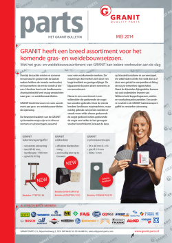 GRANIT heeft een breed assortiment voor het