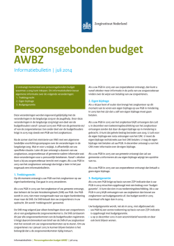 Informatiebulletin juli 2014