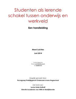 methode - Avans Hogeschool