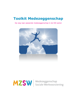 Handleiding voor Medezeggenschap in de SW